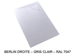 Receveur de douche design, avec évacuation d'eau en angle à 17 x 17 cm, Largeur 100 à 200 x l. 70 à 100 cm, anti glissant, fabrication sur mesure au cm, LIVRAISON OFFERTE